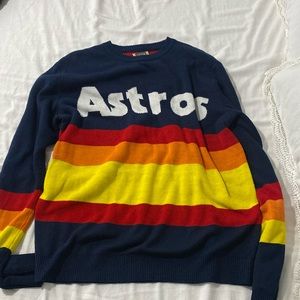 Women's Houston Astros Mitchell & Ness Cooperstown Collection Pullover Sweater